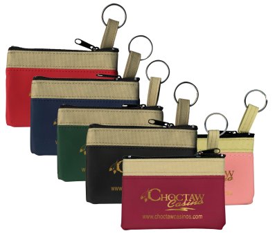 Classic Zip Pouch with Key Ring
