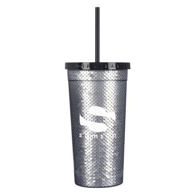 24 oz. Sequin Tumbler