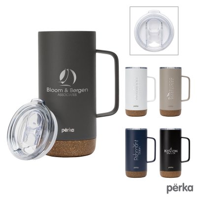 Perka Kerstin 16 oz. 304 Double Wall Stainless Steel Mug