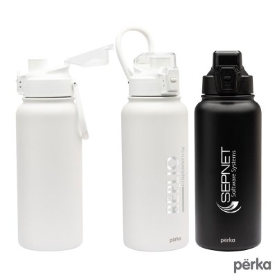 Perka Rex 32 oz. Double Wall, Stainless Steel Water Bottle