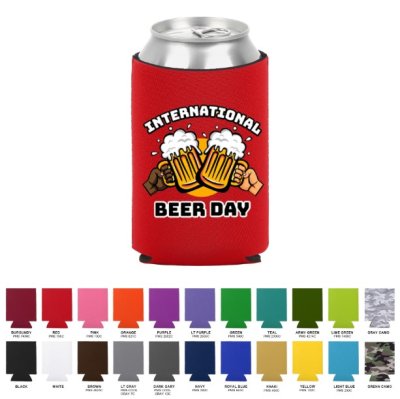 Full Color 12 oz Neoprene Can Cooler