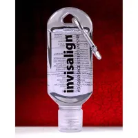 "SanGo L" 1.8 oz Hand Sanitizer Antibacterial Gel in Flip-Top Bottle with Carabiner