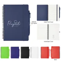 Repreve® Recycled Spiral Notebook With Pen
