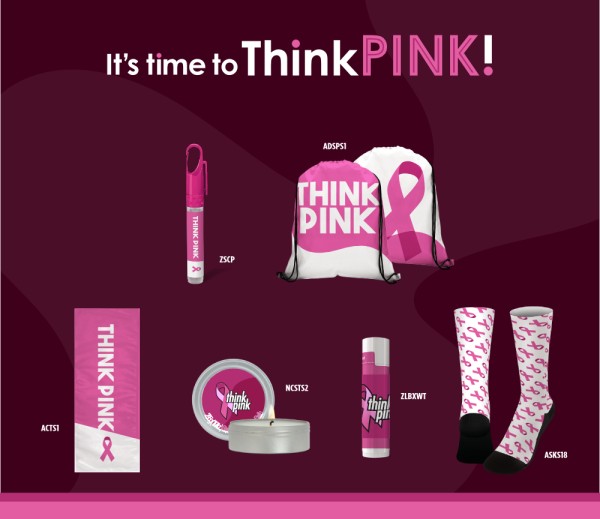 Branded Items for Breast Cancer Awareness Month